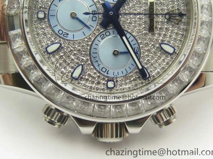 0211 Daytona 116576TBR SS BLF Best Edition Diamond Dial On SS Bracelet A Comfortable 3337